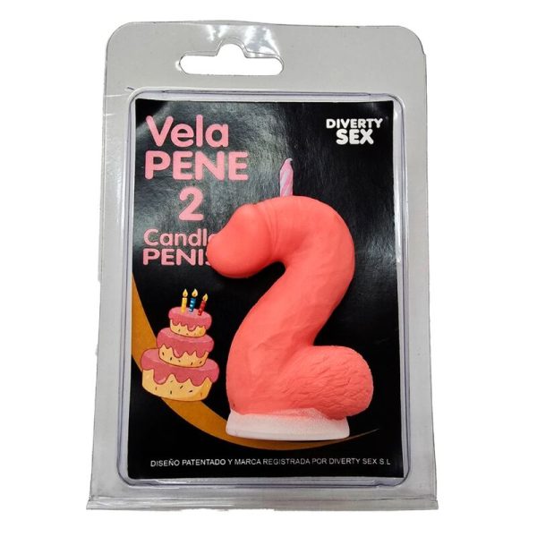 VELA EM FORMATO DE PÉNIS