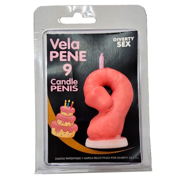 VELA EM FORMATO DE PÉNIS