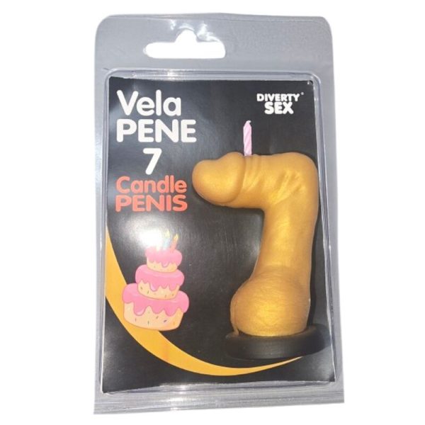 VELA EM FORMATO DE PÉNIS