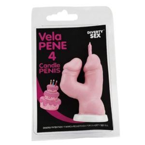 VELA EM FORMATO DE PÉNIS