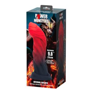 DILDO POWER MONSTERS INFERNAL GOLIATH COM VENTOSA | 25 CM - Image 2