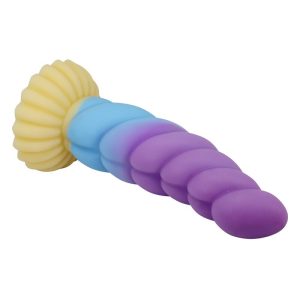 DILDO POWER MONSTERS UNICORN TRICOLOR COM VENTOSA | 22 CM - Image 5