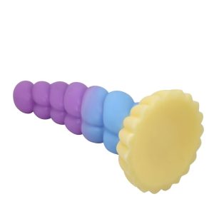 DILDO POWER MONSTERS UNICORN TRICOLOR COM VENTOSA | 22 CM - Image 6