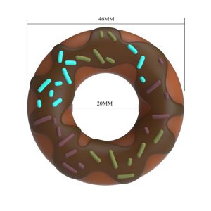 ANEL PARA O PÉNIS SUPER DONUT (CASTANHO) - Image 6