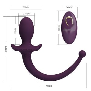 PLUG ANAL VIBRATÓRIO COM CAUDA E COMANDO LIOEA - Image 10