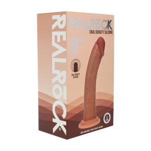 DILDO CURVO DE DUPLA DENSIDADE COM VENTOSA | 20.5 CM - Image 5