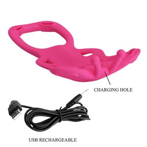 PRETTY LOVE - BUTTERFLY APP CONTROL PANTY MASSAGER PINK - Image 8