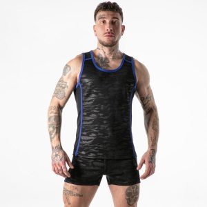 CAMISOLA SEM MANGAS FULL MILITARY (AZUL) | L - Image 2