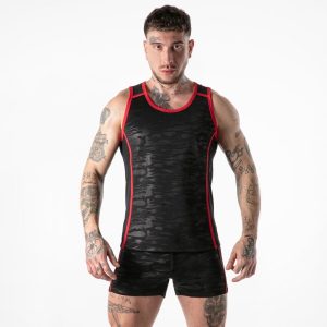 CAMISOLA SEM MANGAS FULL MILITARY (VERMELHO) | S - Image 2