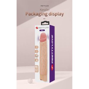 VIBRADOR REALISTA COM 10 MODOS KESSLER (PELE CLARA) | 22 CM - Image 13