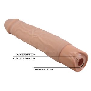 VIBRADOR REALISTA COM 10 MODOS KESSLER (PELE CLARA) | 22 CM - Image 6