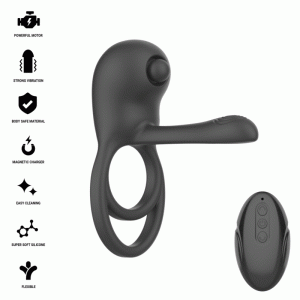 INTENSE - SPIKE REMOTE CONTROL VIBRATING PENIS RING - Image 1