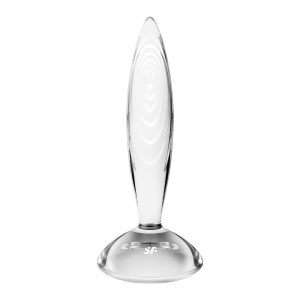 DILDO DE VIDRO SPARKLING CRYSTAL TRANSPARENTE SATISFYER - Image 4