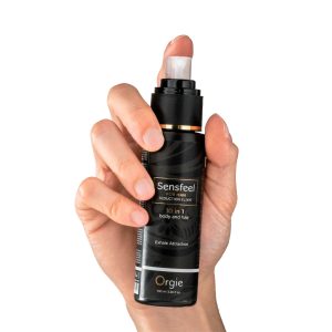 LOÇÃO 10 EM 1 PARA CORPO E CABELO COM FEROMONAS SENSFEEL FOR MAN 100ML ORGIE - Image 2