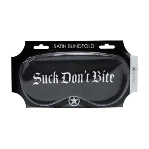 VENDA SUCK DON'T BITE PRINTED SATIN PRETA OUCH! - Image 5
