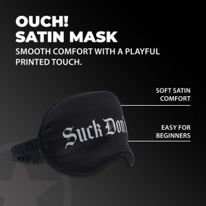 VENDA SUCK DON'T BITE PRINTED SATIN PRETA OUCH! - Image 2