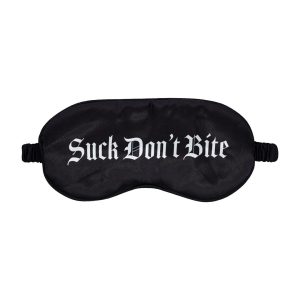 VENDA SUCK DON'T BITE PRINTED SATIN PRETA OUCH! - Image 4