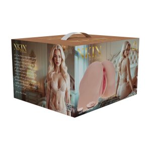 BODYFORMS - RINA BROOKS - DUAL ENTRY VIBRATING MASTURBATOR - 2,4 KG / 5.4 LBS - FLESH - Image 6