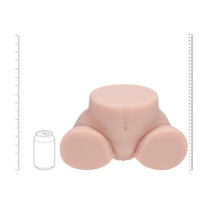 BODYFORMS - VIVICA LENORE - DUAL ENTRY VIBRATING MASTURBATOR - 3,5 KG / 7.7 LBS - FLESH - Image 5