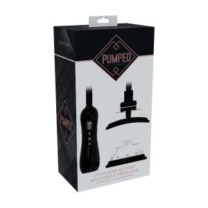 AUTOMATIC VAGINA AND BREAST PUMP WITH ROTATING AND VIBRATING TONGUE - BLACK - Image 5
