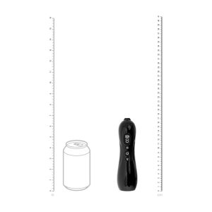 AUTOMATIC VAGINA AND BREAST PUMP WITH ROTATING AND VIBRATING TONGUE - BLACK - Image 3