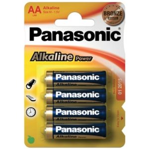 4 PILHAS AA ALCALINAS PANASONIC - Image 1