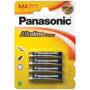4 PILHAS AAA ALCALINAS PANASONIC - Image 1