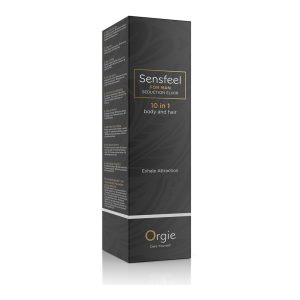 LOÇÃO 10 EM 1 PARA CORPO E CABELO COM FEROMONAS SENSFEEL FOR MAN 100ML ORGIE - Image 1