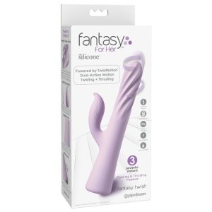 VIBRADOR RABBIT COM ROTAÇÃO E IMPULSO FANTASY TWIST - Image 5